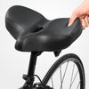 LIDASE Sillín de bicicleta – Sillín ergonómico con espuma viscoelástica y superficie de asiento extra ancha