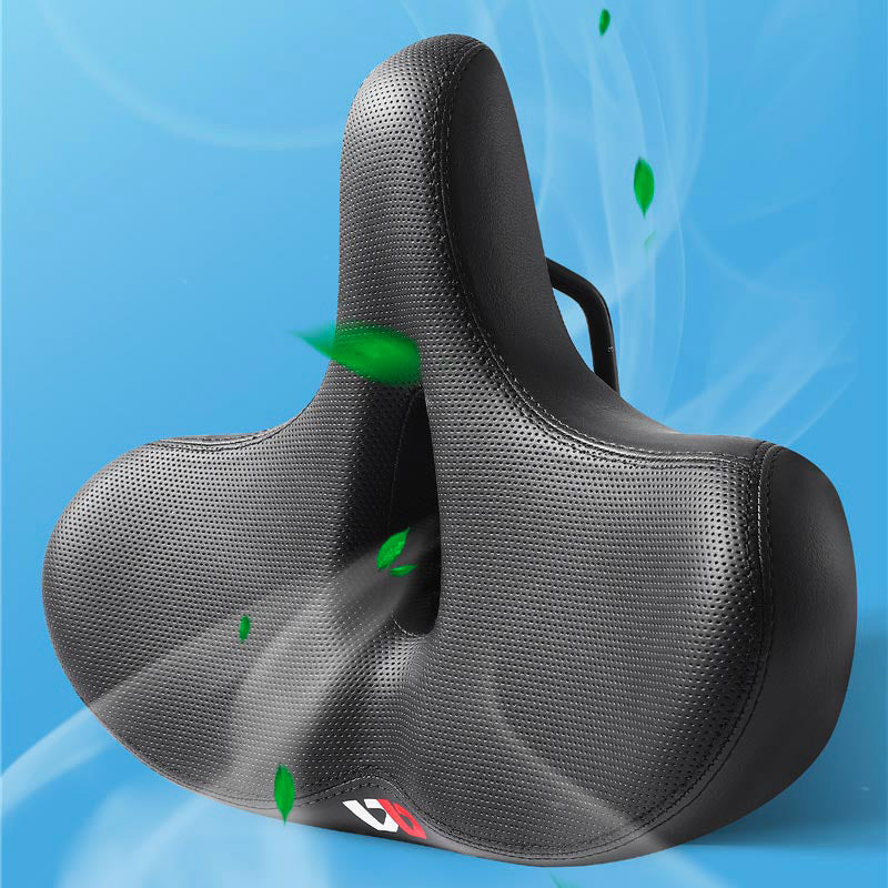 LIDASE Sillín de bicicleta – Sillín ergonómico con espuma viscoelástica y superficie de asiento extra ancha