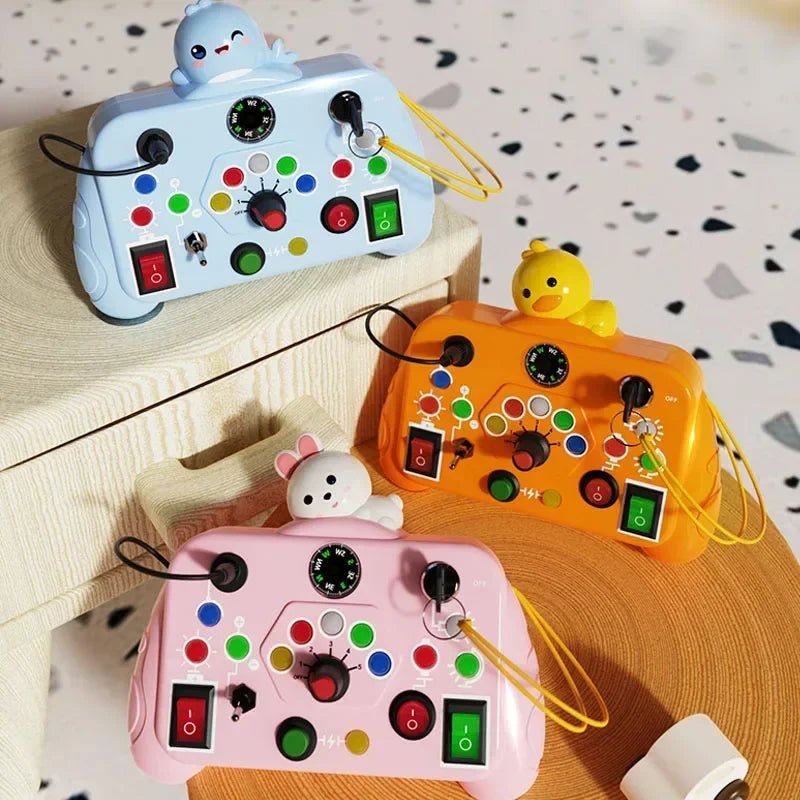 LIGHTIPLAY – Interaktives Montessori-Sinnesbrett mit LED für Kinder von 2–4 Jahren 2