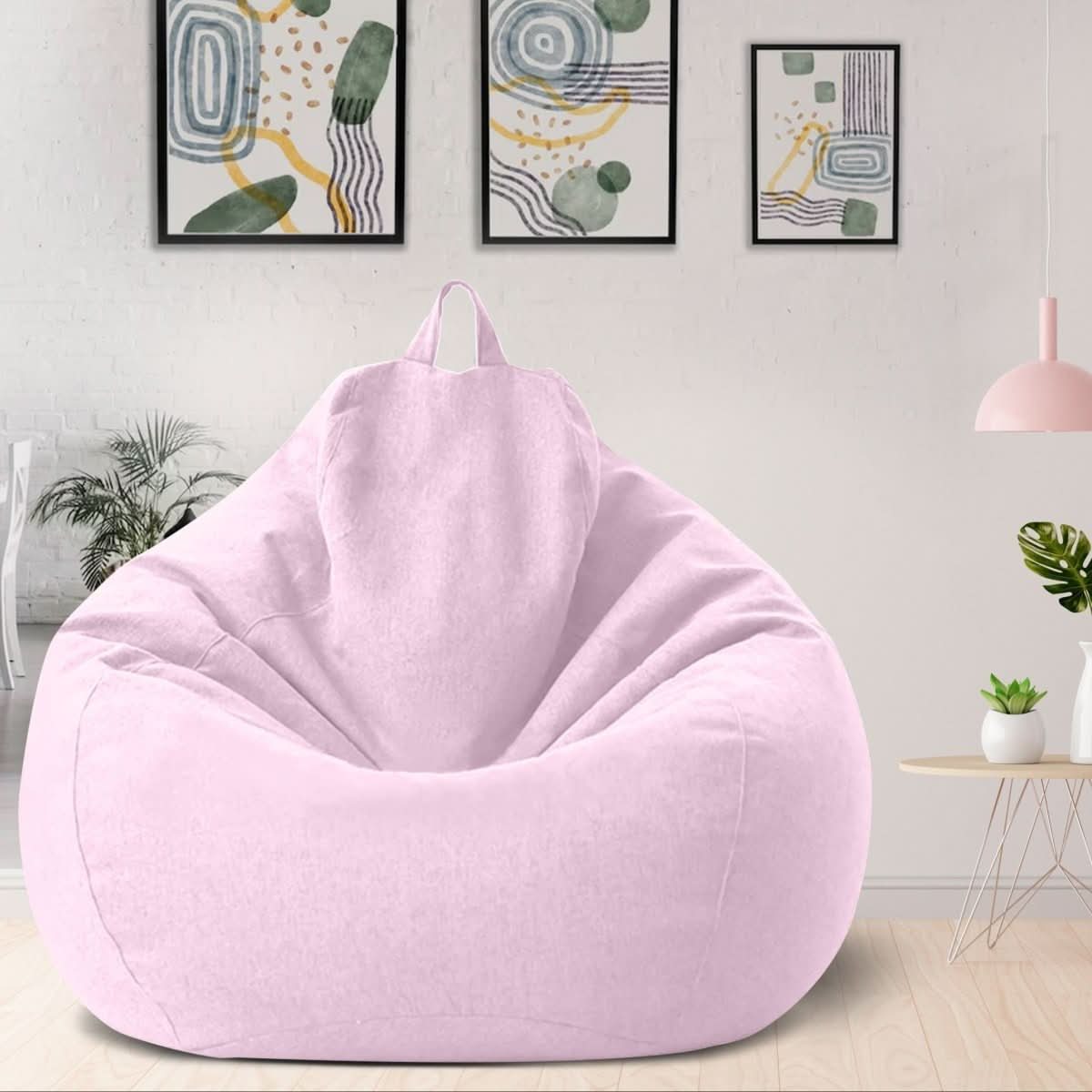 CasaLino – Luxuriöser Leinen Sitzsack mit Füllung