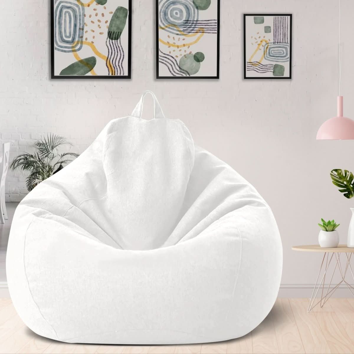 CasaLino – Luxuriöser Leinen Sitzsack mit Füllung