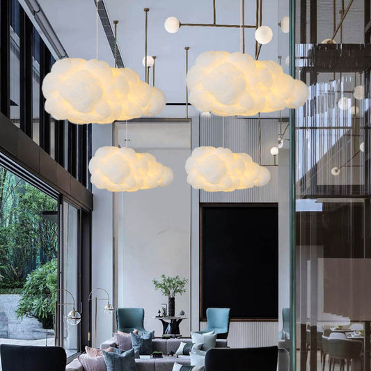 LUMINA DUO – Moderne Pendelleuchte mit zwei weißen Schirmen für stilvolle Schlafzimmerbeleuchtung