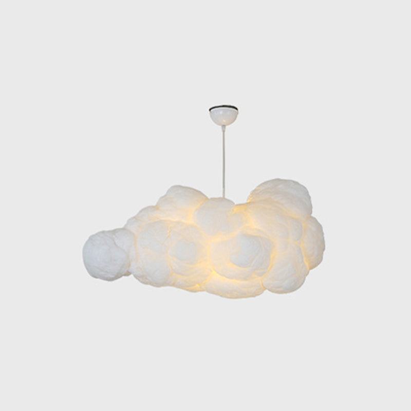 LUMINA DUO – Moderne Pendelleuchte mit zwei weißen Schirmen für stilvolle Schlafzimmerbeleuchtung