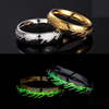 LUMINA RUNE RING – Leuchtender Schmuckring mit Gravur für Glück & Positivität