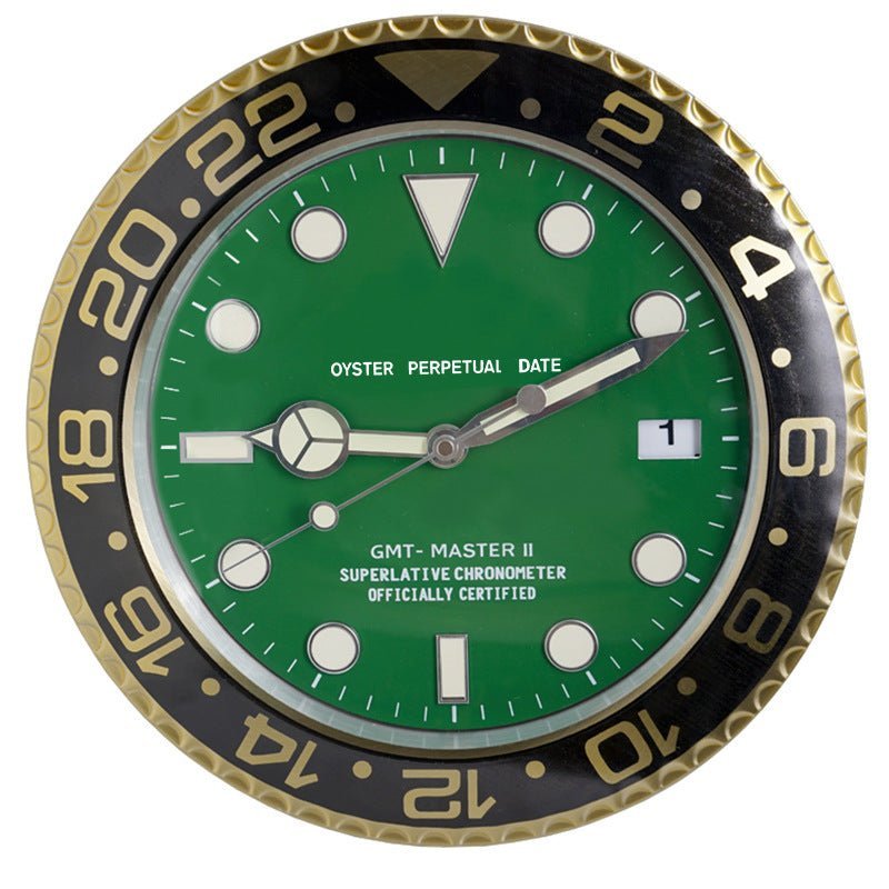 LUMINEX – Silent Stainless Steel Wall Clock with Glowing Hands 10