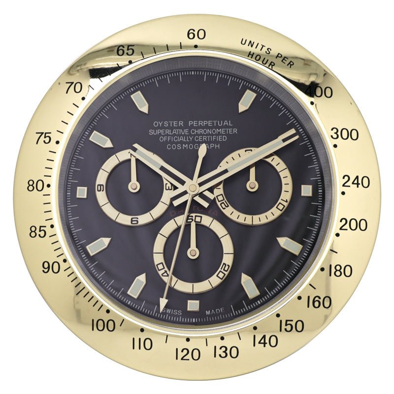 LUMINEX – Silent Stainless Steel Wall Clock with Glowing Hands 11