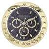LUMINEX – Silent Stainless Steel Wall Clock with Glowing Hands 11