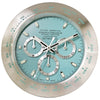 LUMINEX – Silent Stainless Steel Wall Clock with Glowing Hands 3