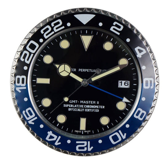 LUMINEX – Silent Stainless Steel Wall Clock with Glowing Hands 8