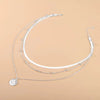 COLLAR LUNARIA – Collar triple de plata para elegancia y confianza en uno mismo