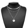 COLLAR LUNARIA – Collar triple de plata para elegancia y confianza en uno mismo