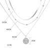 COLLAR LUNARIA – Collar triple de plata para elegancia y confianza en uno mismo