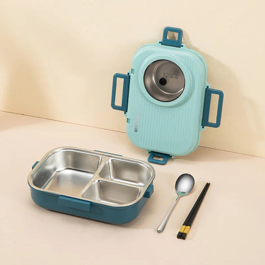 MEALPORT – Edelstahl-Lunchbox mit Isolierung für frische & organisierte Mahlzeiten