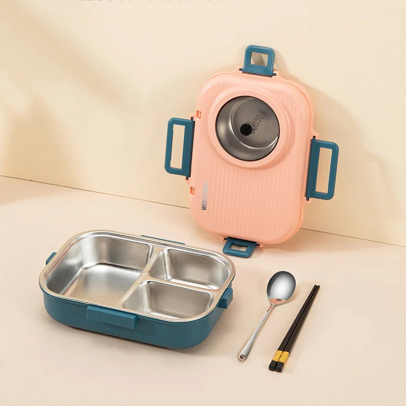 MEALPORT – Edelstahl-Lunchbox mit Isolierung für frische & organisierte Mahlzeiten