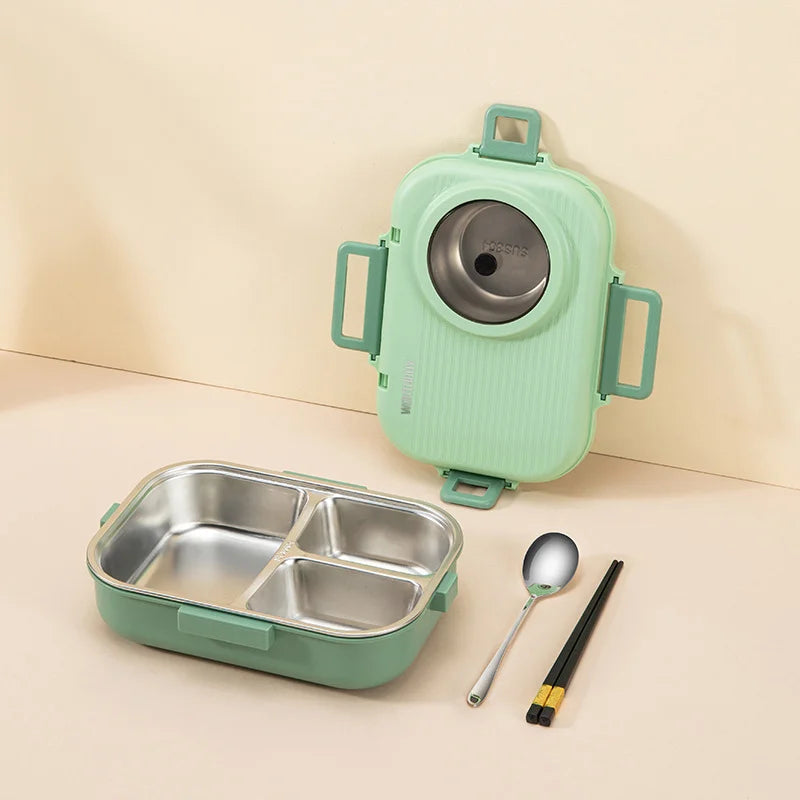 MEALPORT – Edelstahl-Lunchbox mit Isolierung für frische & organisierte Mahlzeiten