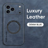 LUXEGUARD – Premium-Leder-Telefonhülle mit MagSafe für das iPhone 10