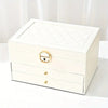 LUXE JEWEL – Elegante Schmuckbox aus Leder für stilvolle Aufbewahrungs Leder für stilvolle Aufbewahrung