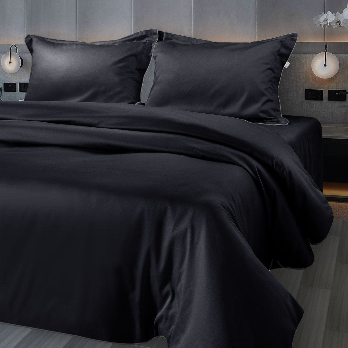 Velurest Bettwäsche-Set 500TC | Luxuriöse Baumwolle | Edler Bettbezug mit Kissenhüllen | Hotelqualität für erholsamen Schlaf