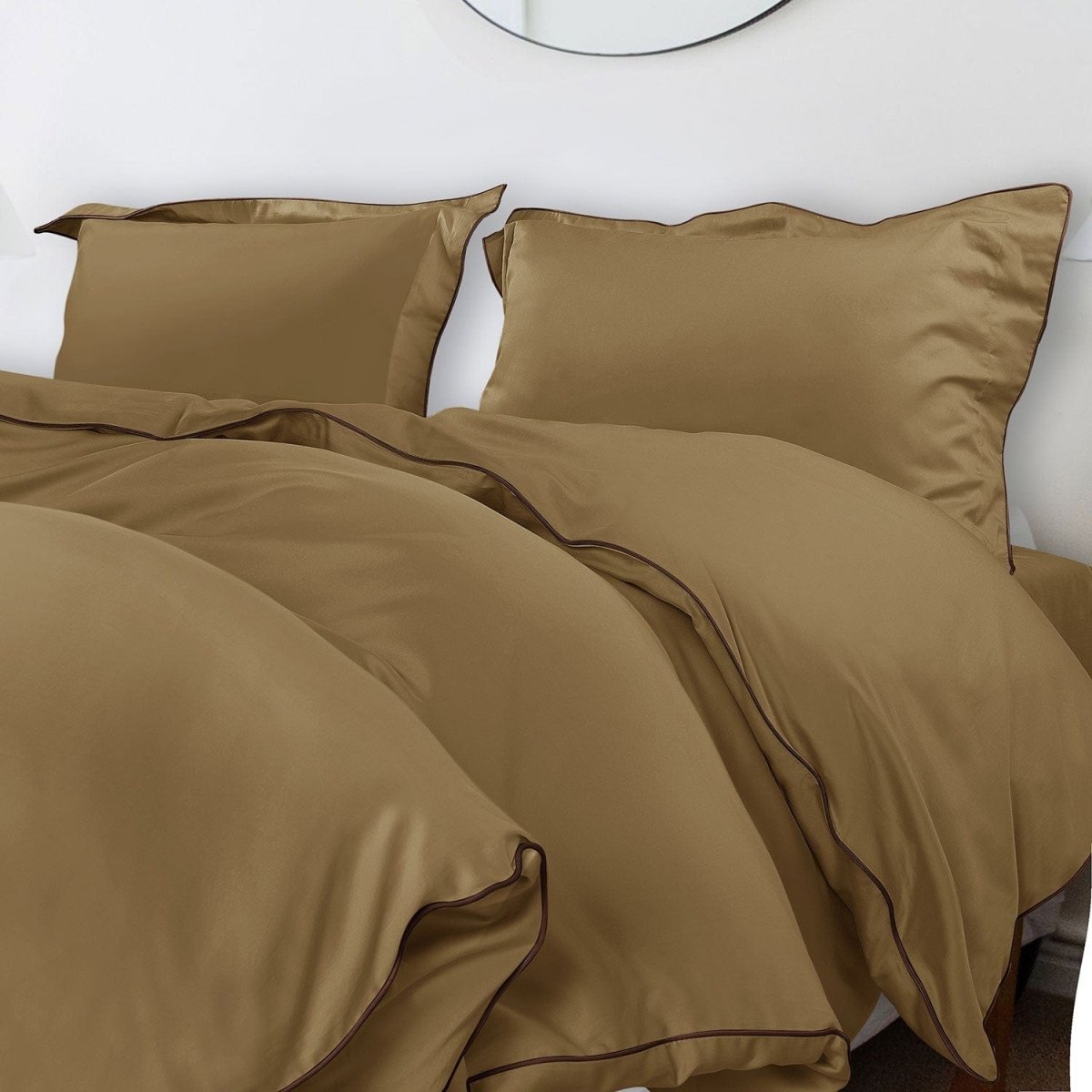 Velurest Bettwäsche-Set 500TC | Luxuriöse Baumwolle | Edler Bettbezug mit Kissenhüllen | Hotelqualität für erholsamen Schlaf