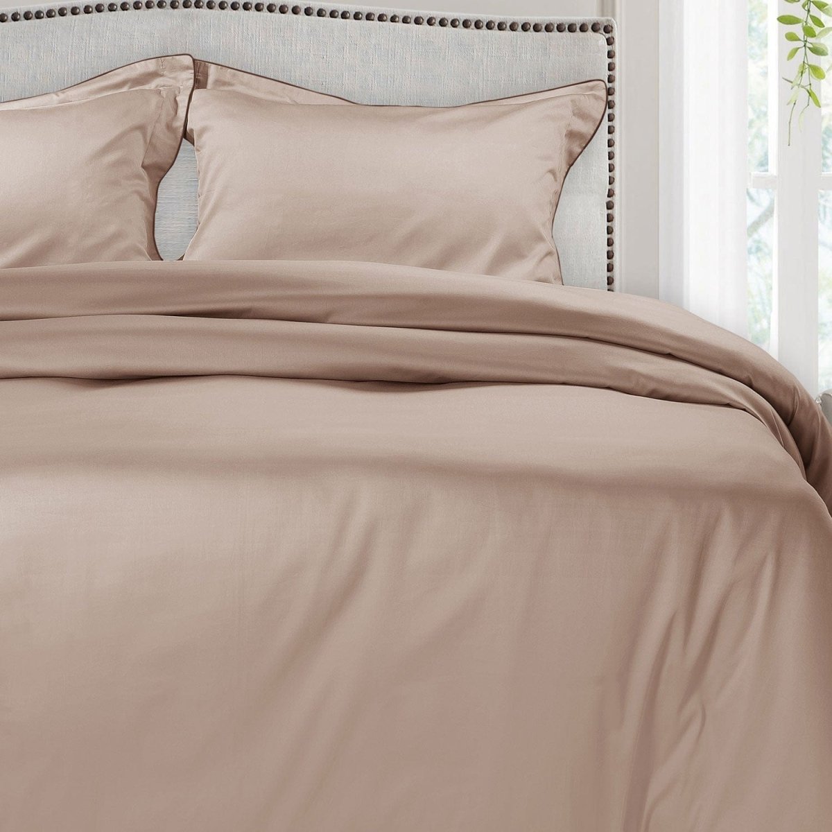 Velurest Bettwäsche-Set 500TC | Luxuriöse Baumwolle | Edler Bettbezug mit Kissenhüllen | Hotelqualität für erholsamen Schlaf