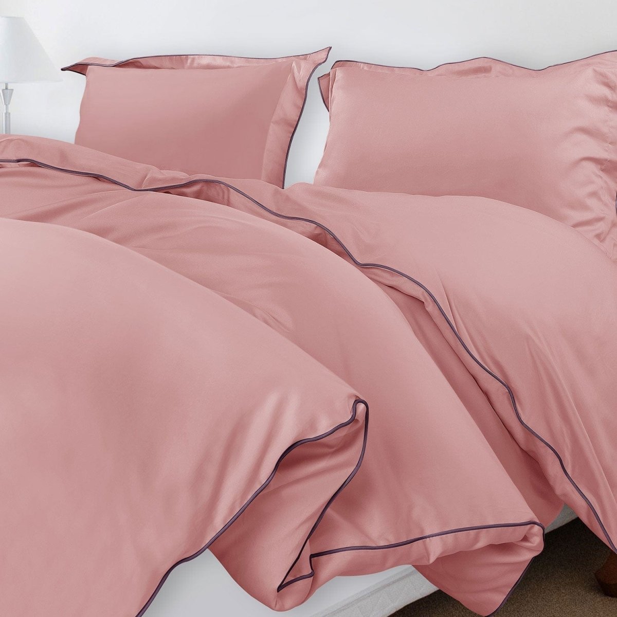 Velurest Bettwäsche-Set 500TC | Luxuriöse Baumwolle | Edler Bettbezug mit Kissenhüllen | Hotelqualität für erholsamen Schlaf