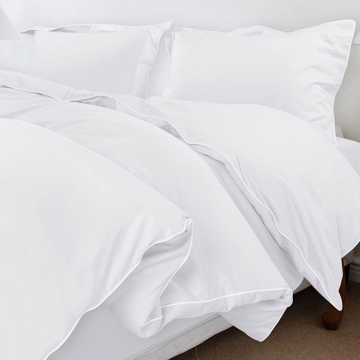 Velurest Bettwäsche-Set 500TC | Luxuriöse Baumwolle | Edler Bettbezug mit Kissenhüllen | Hotelqualität für erholsamen Schlaf
