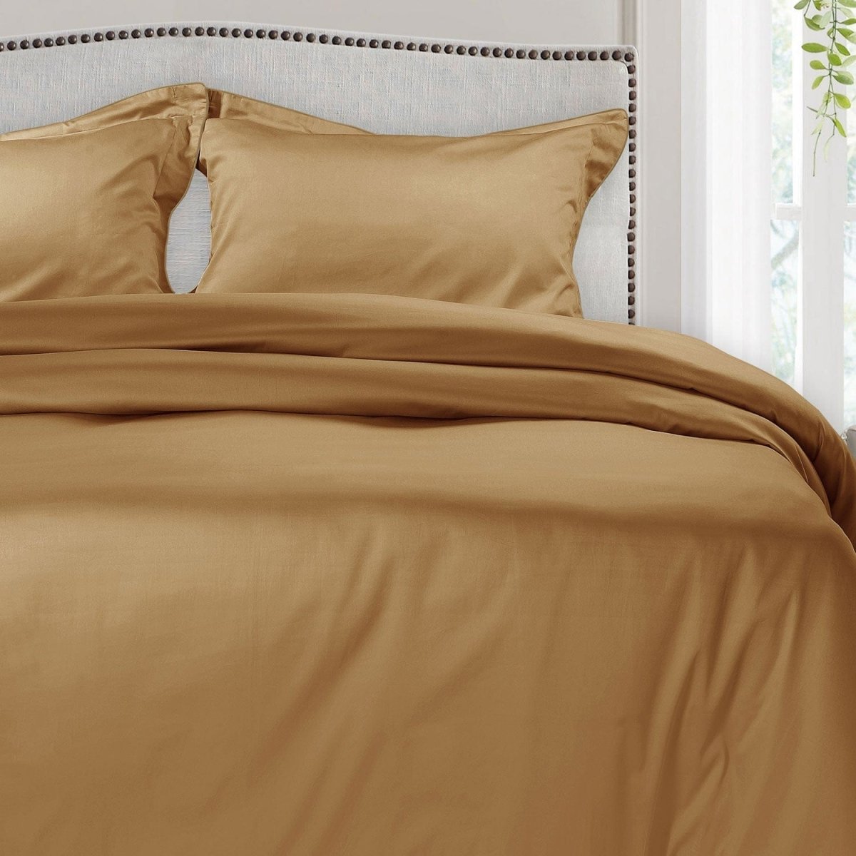Velurest Bettwäsche-Set 500TC | Luxuriöse Baumwolle | Edler Bettbezug mit Kissenhüllen | Hotelqualität für erholsamen Schlaf