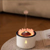 LavaMist Flammenbefeuchter | Aromatherapie-Diffusor & Nachtlampe | Realistischer Feuereffekt | Luftreiniger für Zuhause 2