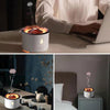 LavaMist Flammenbefeuchter | Aromatherapie-Diffusor & Nachtlampe | Realistischer Feuereffekt | Luftreiniger für Zuhause 3