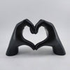 LoveSculpt Madera – Figura decorativa artesanal de madera para un hogar lleno de amor