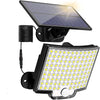 Solaréon Lámpara de seguridad exterior | Lámpara solar de pared impermeable con sensor de movimiento