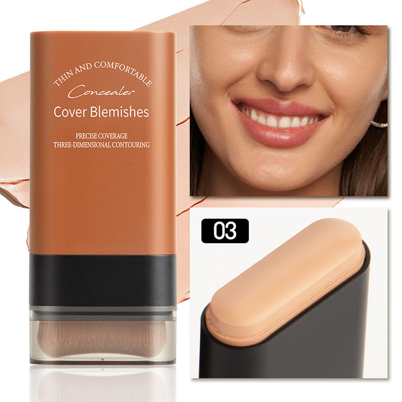 Lumishine Duo Stick | 2-in-1 Concealer & Highlighter | Natürliche Deckkraft | Tragbares Beauty-Essential 2