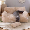 FluffyComfort - Sofá para mascotas lujoso y suave para una relajación definitiva