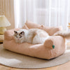 FluffyComfort - Sofá para mascotas lujoso y suave para una relajación definitiva