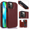 PORTAFOGLIO IN PELLE – Elegante custodia per smartphone con scomparti per carte