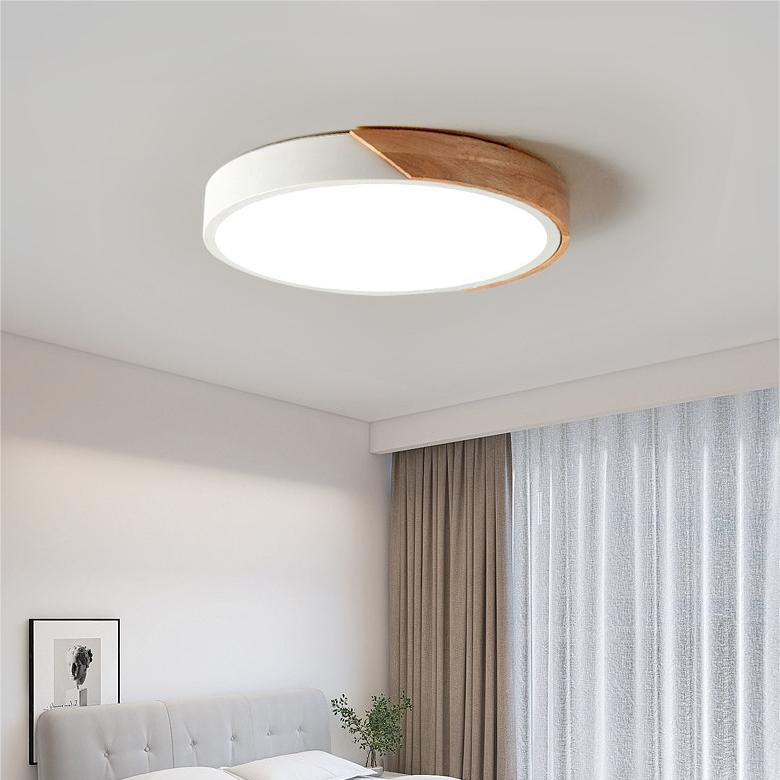 NORDGLOW – Noordse houten plafondlamp voor warm, gezellig licht