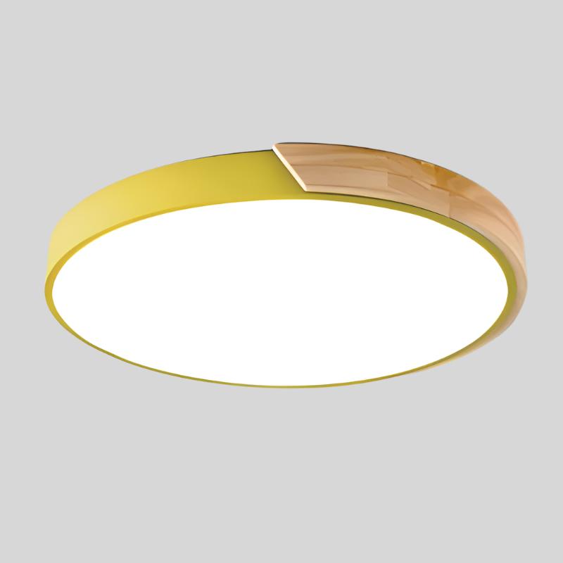 NORDGLOW – Noordse houten plafondlamp voor warm, gezellig licht