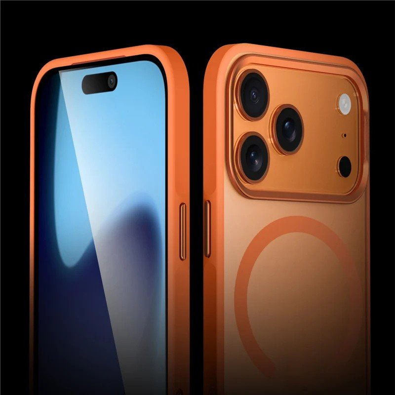 MAGMATTE – Stoßfestes MagSafe-Case mit Legierungslinsenrahmen für iPhone 17 1
