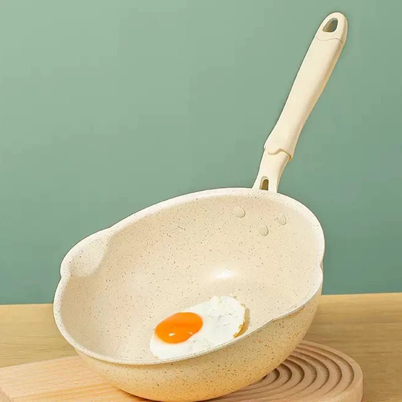 MAIFANTRIQ – Tiefer Antihaft-Wok mit Maifan-Steinbeschichtung aus Aluminiumlegierung für alle Herdarten 4