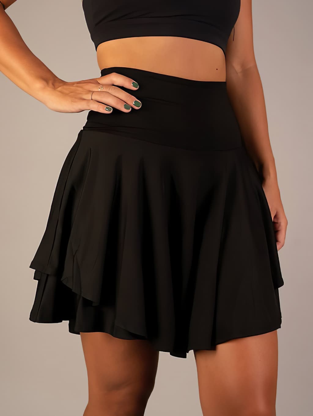 Falda MAJA – Falda de tenis funcional para mujer con pantalones cortos integrados y bolsillos