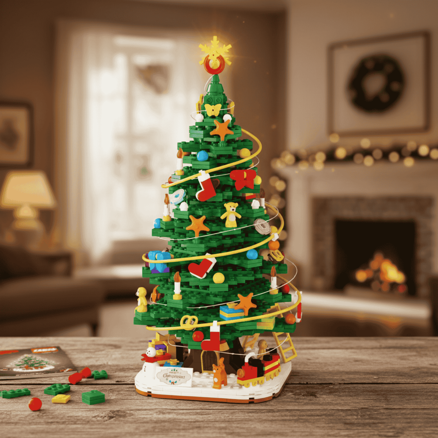 MERRYCRAFT – Bauen Sie Ihren eigenen Weihnachtsbaum-Countdown-Bausatz für Kinder und Erwachsene 0