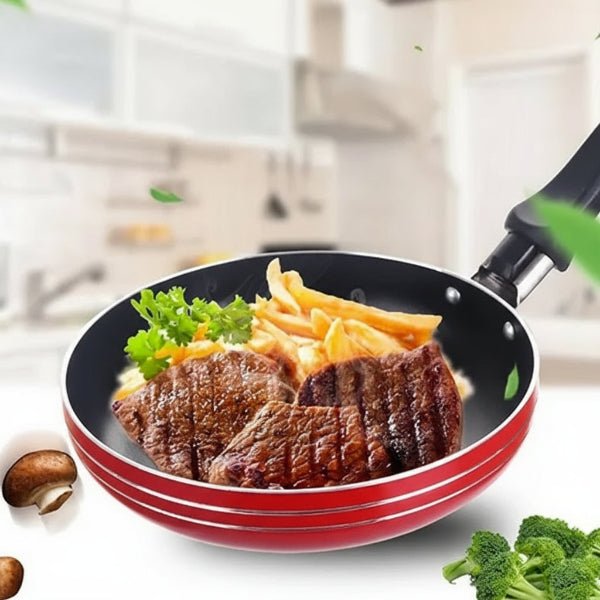 MINIPANSET – Antihaftbeschichtetes Mini-Bratpfannenset aus Edelstahl für gesundes Kochen 1