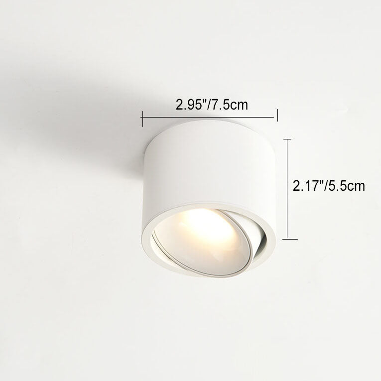 LUMICIRCLE – Minimalistische LED Deckenleuchte mit verstellbarem Spot