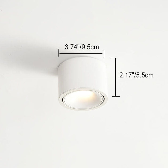 LUMICIRCLE – Minimalistische LED Deckenleuchte mit verstellbarem Spot