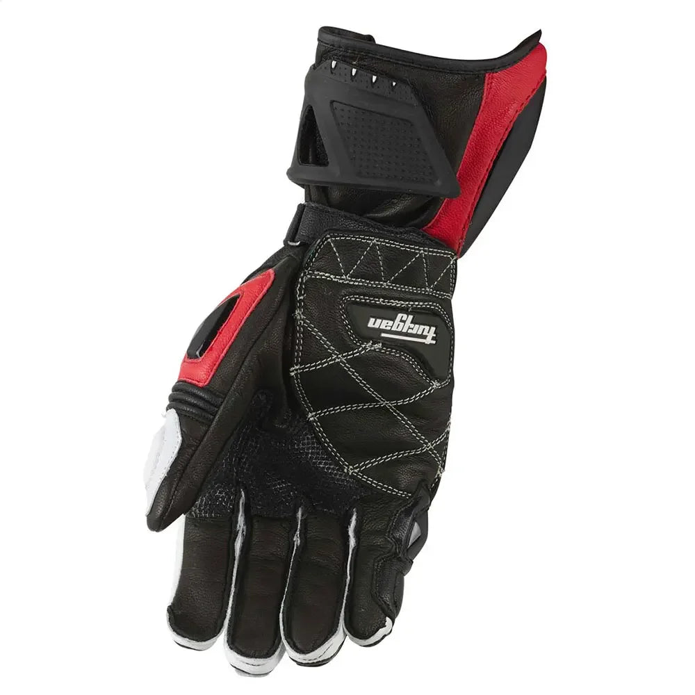 GUANTES DE CUERO MOTOLEATHER – Guantes de moto de cuero con almohadillas protectoras y agarre perfecto