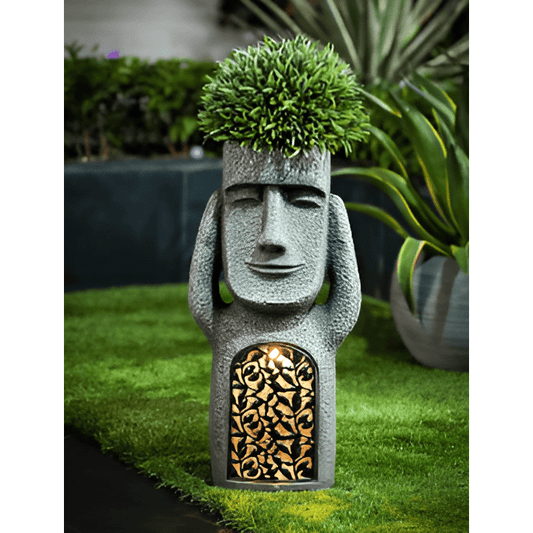 Magical Trio – Solar-Resin Gartenstatuen für bezaubernde Atmosphäre