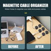 CORDMATE – Magnetischer Kabelorganisator 3er Set für Schreibtisch & Zuhause