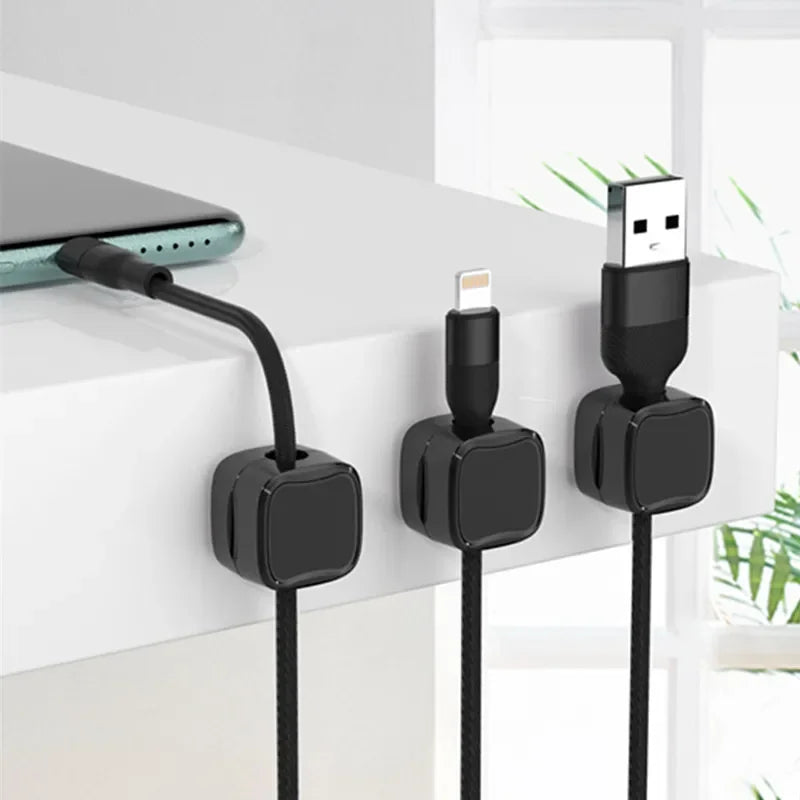 CORDMATE – Magnetischer Kabelorganisator 3er Set für Schreibtisch & Zuhause