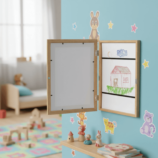 MEIN ERSTER ANZIEH-RAHMEN – Montessori Lernspielzeug für Selbstständigkeit & Feinmotorik bei Kindern