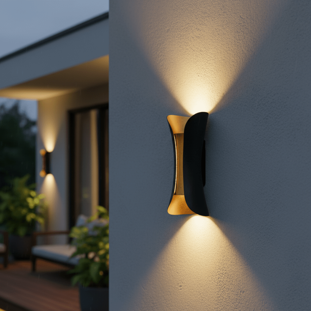 Orr Curved Outdoor Wall Light – Gebogene LED-Wandleuchte mit IP65-Schutz
